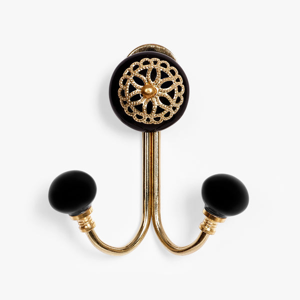 Gold Decorative Wall Hooks – Gold Hooks for Hanging Keys, Hats and Jewelry, Gold Wall Hooks, Wall Hooks Decorative