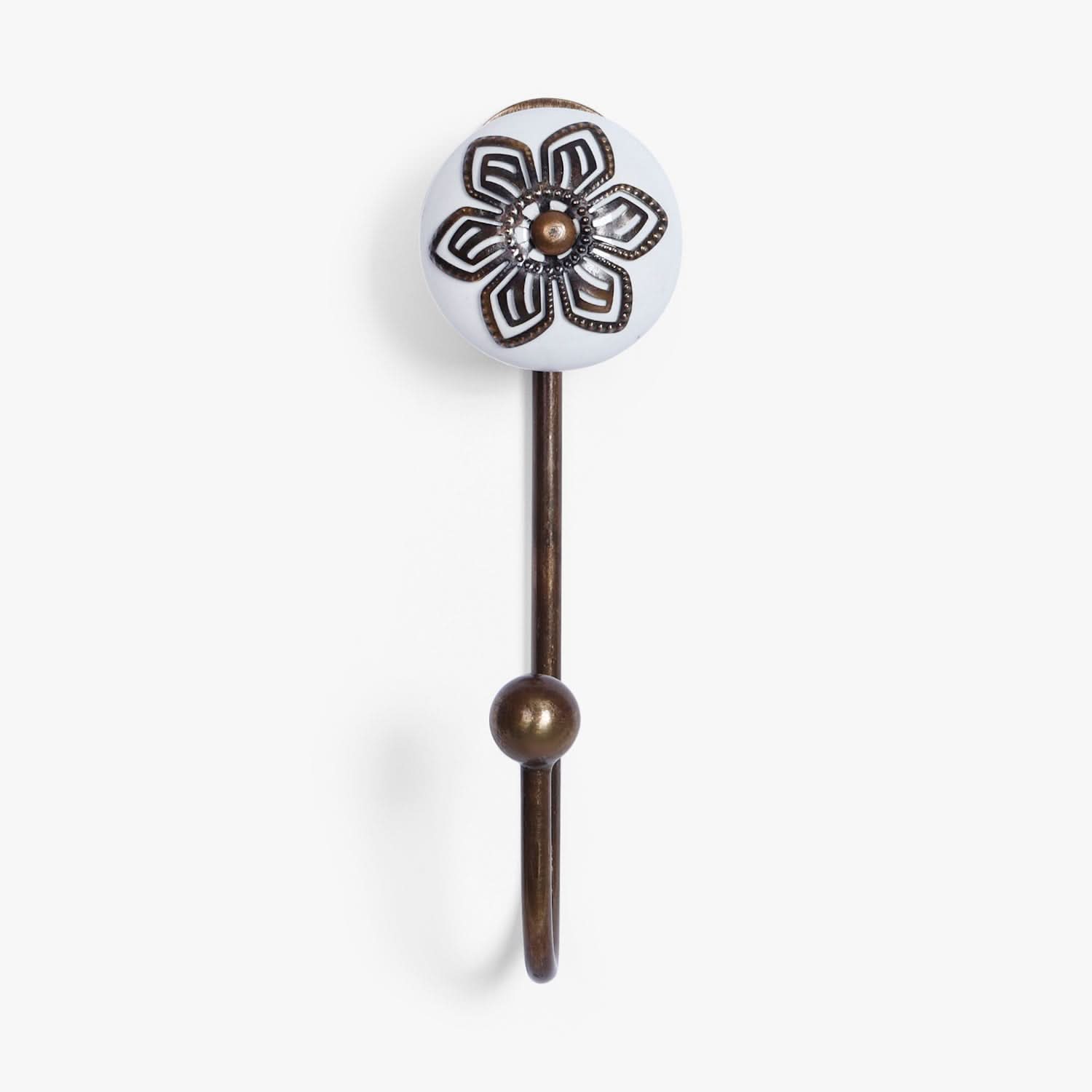 Harmonia White Filigree Hook