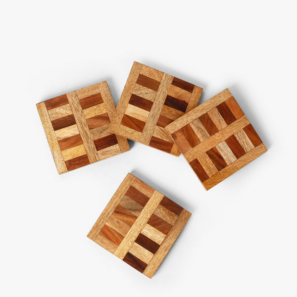 Blockchain Wooden Coasters