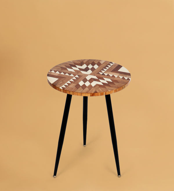 Tribal Abstract Accent Table