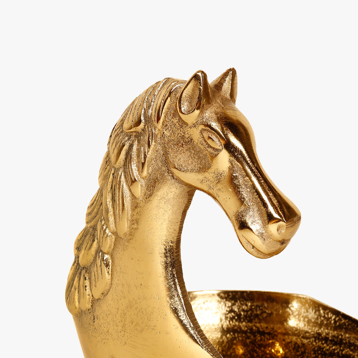 Horse Gold Dotted Tray