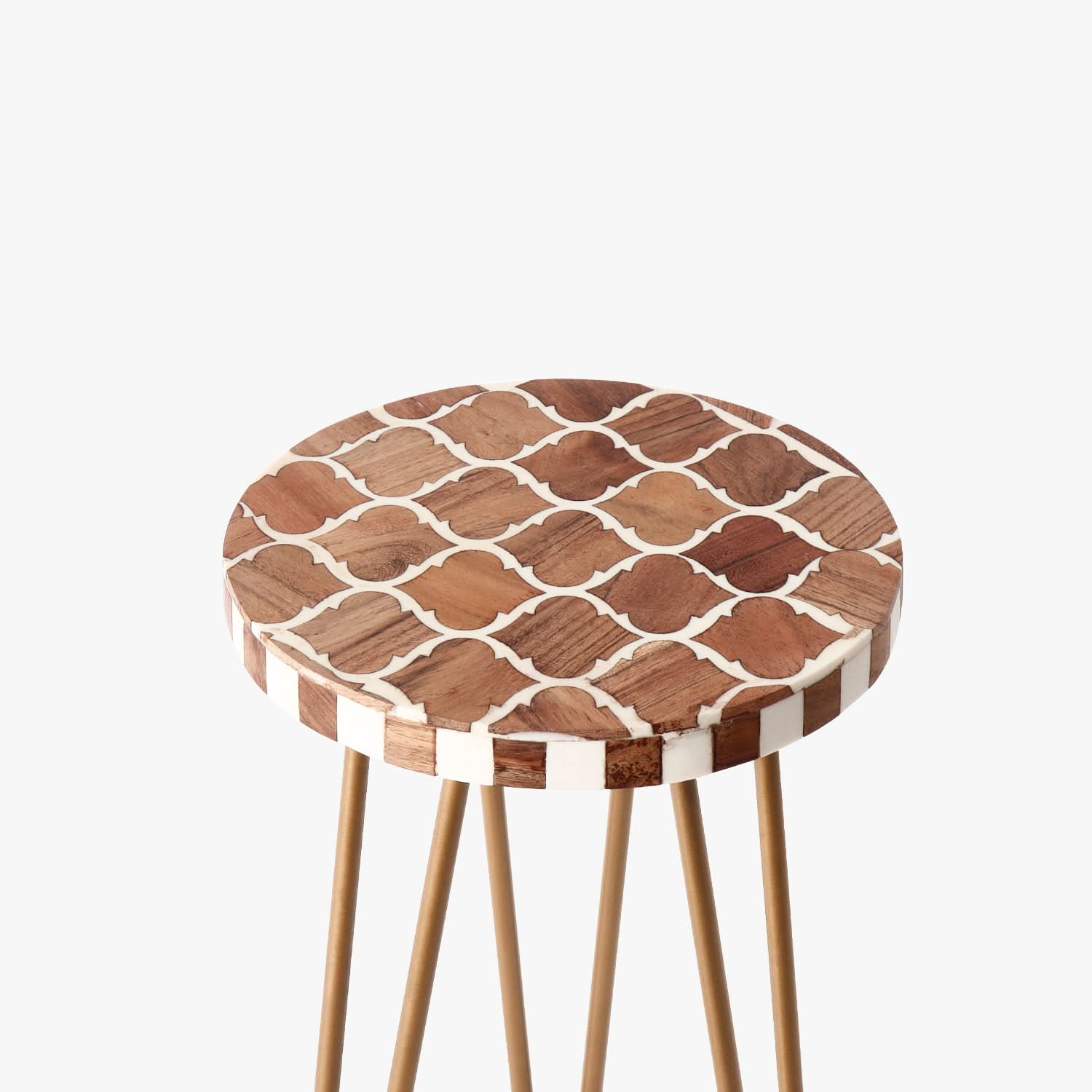 Grey Floral Legacy Plant Stand