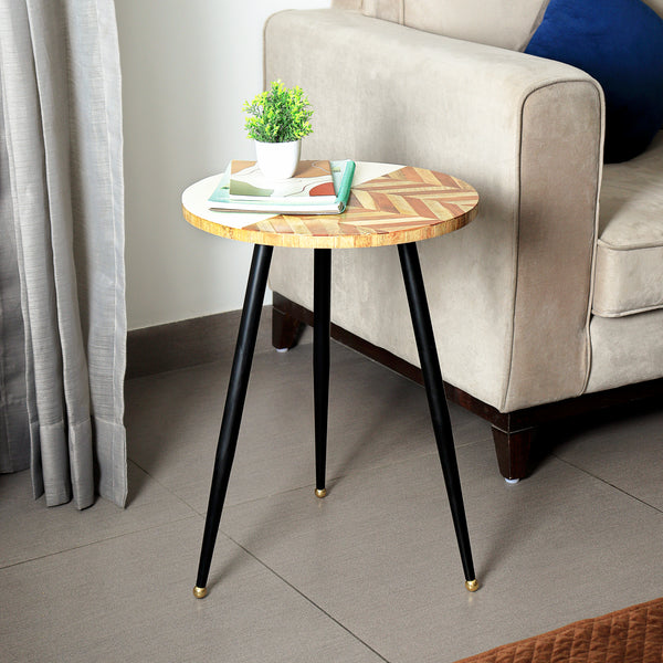 Chevron Chic Accent Table