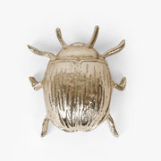 Gold Aluminium Beetle Figurine Showpiece for Tabletop