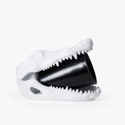 Crocodile Skull Wine Bottle Holder & Chiller | Decorative Bar Decor Accent
