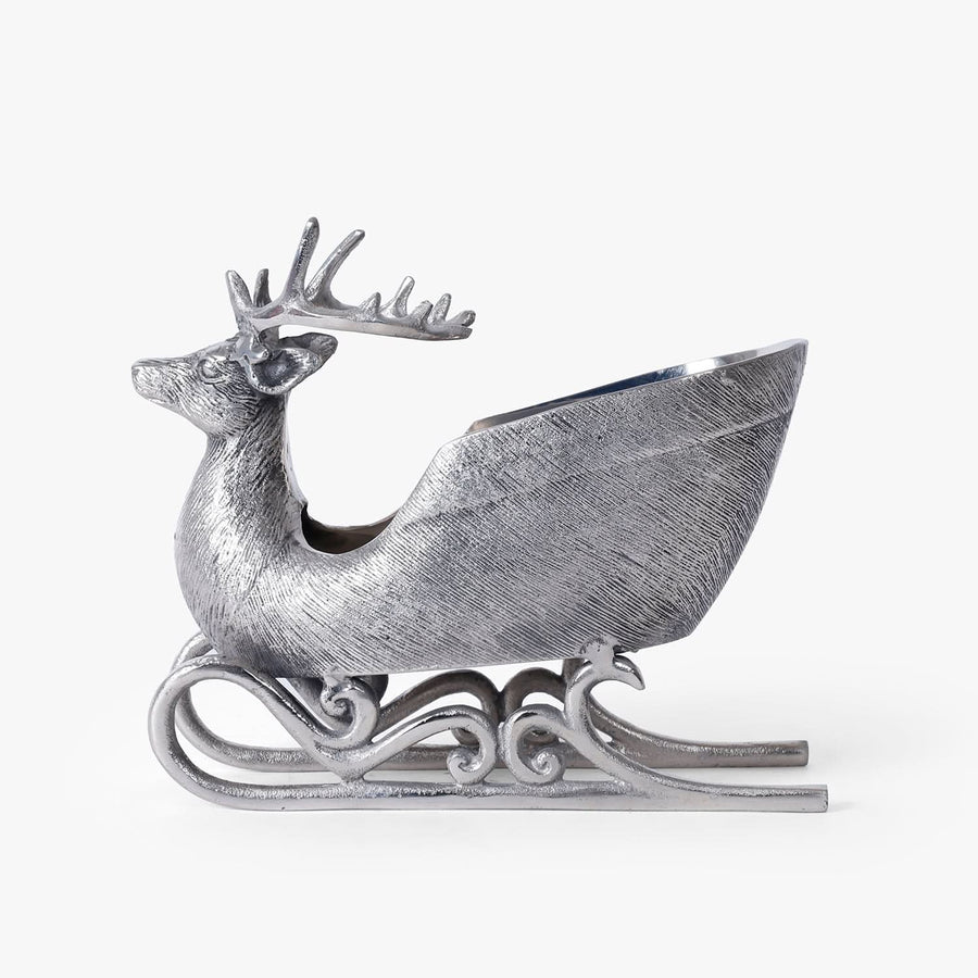 Stag Wine Chiller Bucket (Silver) – Statement Bar & Table Decor