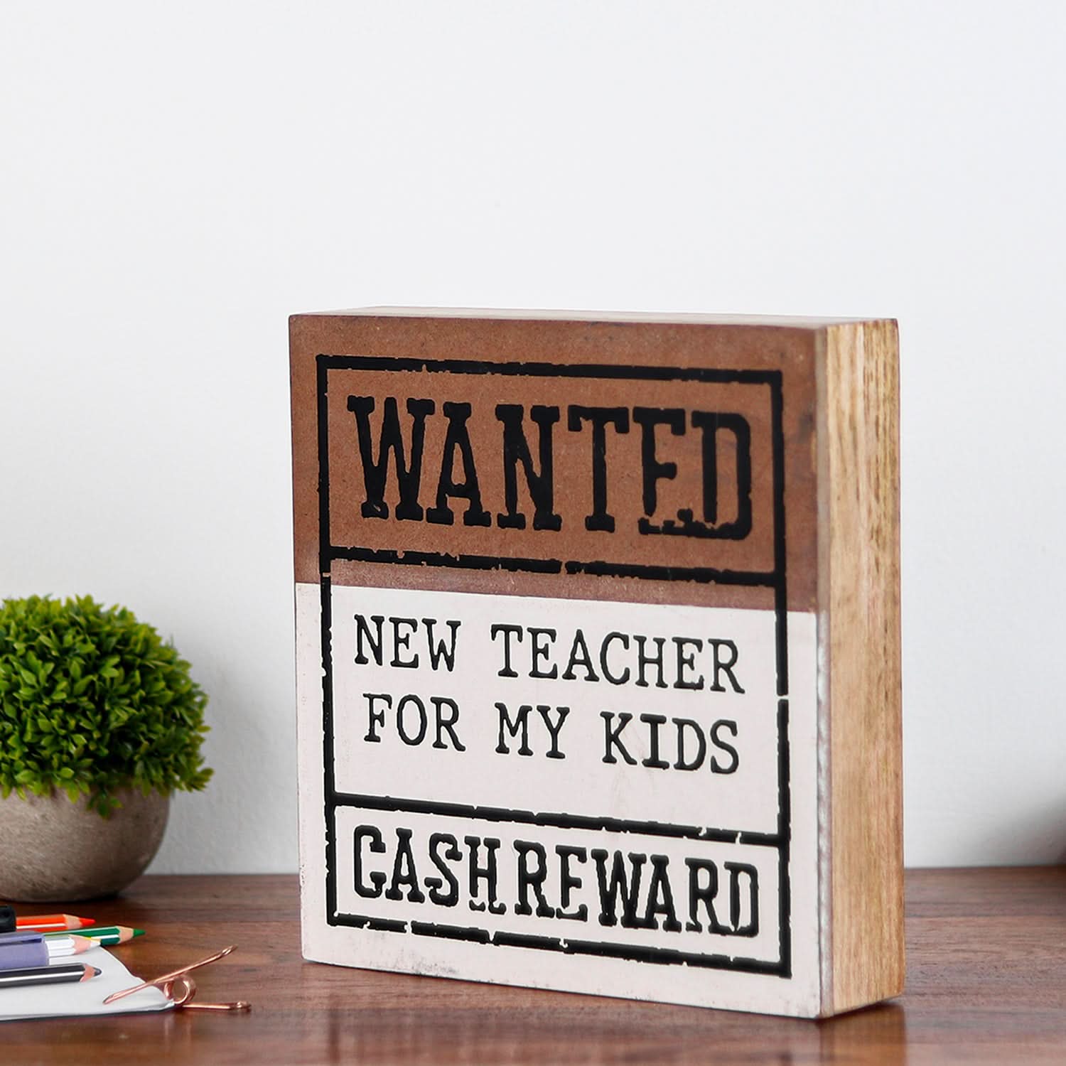 Cash Reward Wooden Plaque