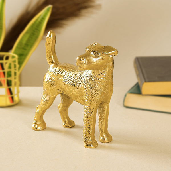 Golden Metal Dog