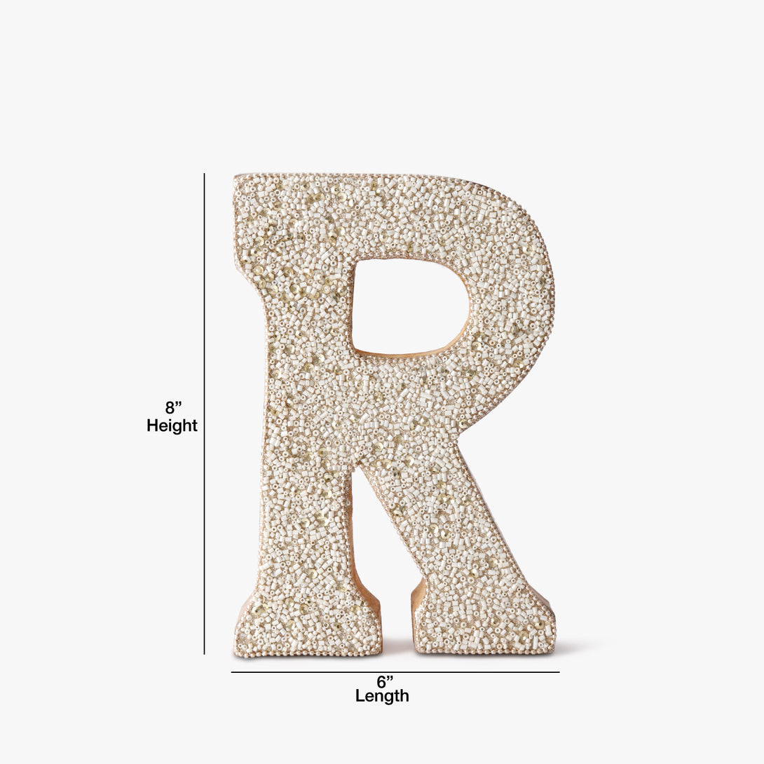 The Beaded Alphabet 'R'