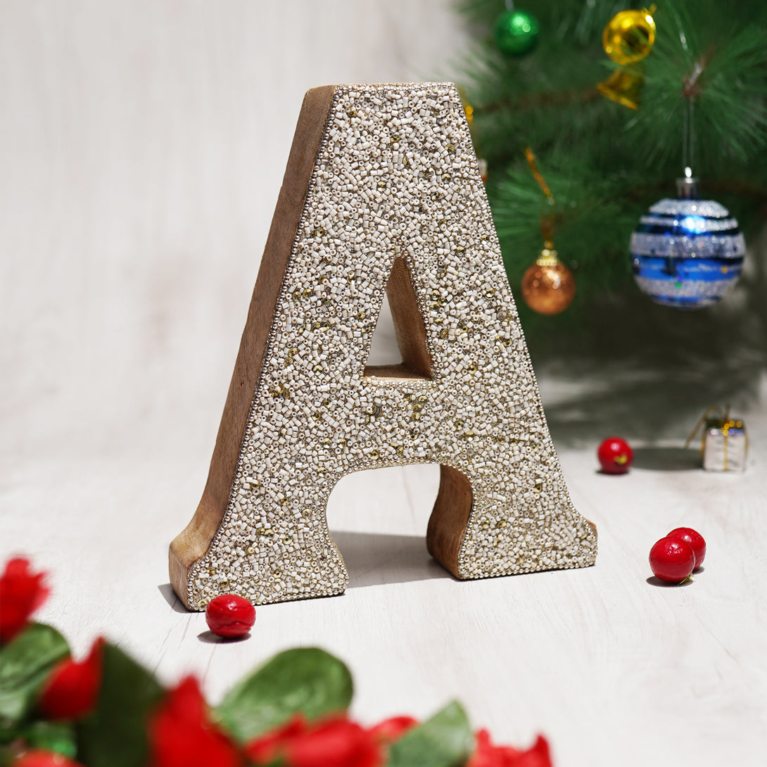 The Beaded Alphabets 'A'