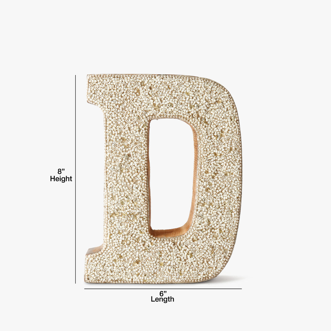 The Beaded Alphabets 'D'