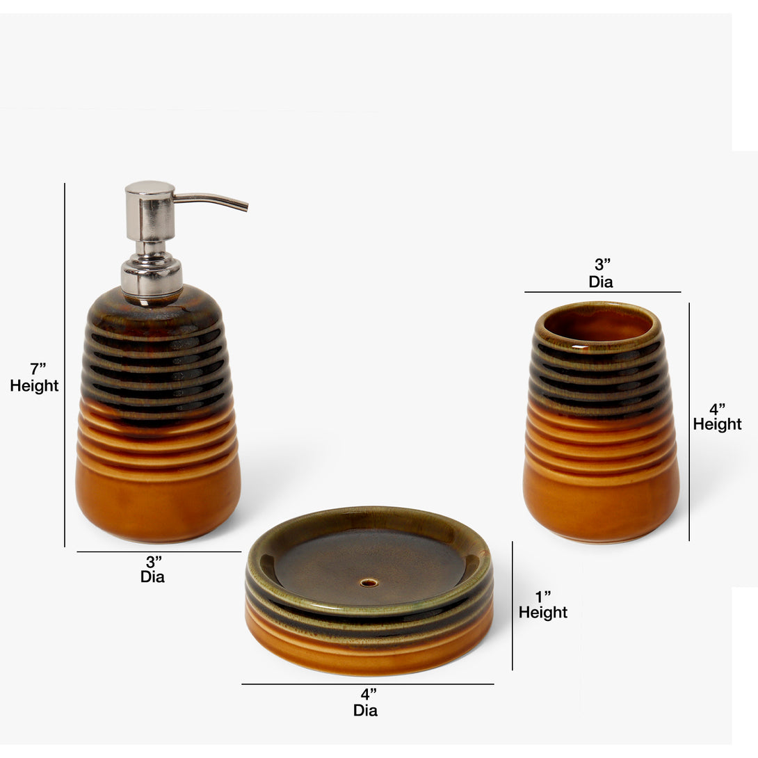Modern Ceramic Bath Set