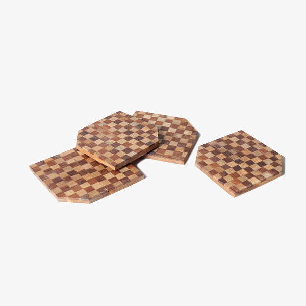 Edgy Abstract Coasters