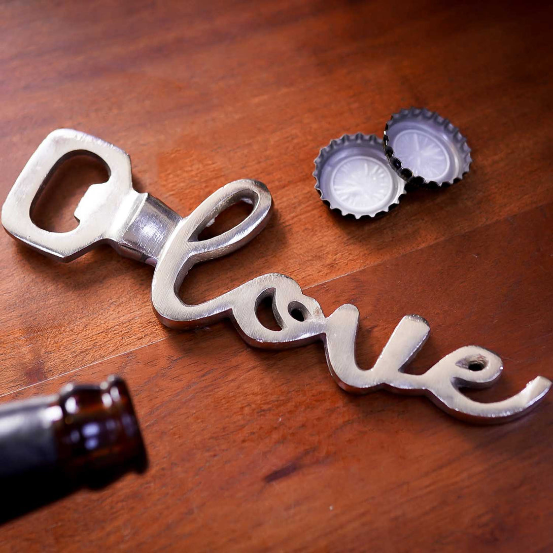 Metal LOVE Bottle Opener