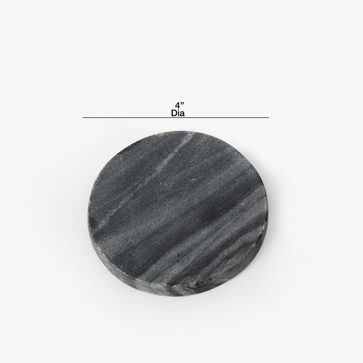 Handmade Grey Marble Coasters Casa Decor