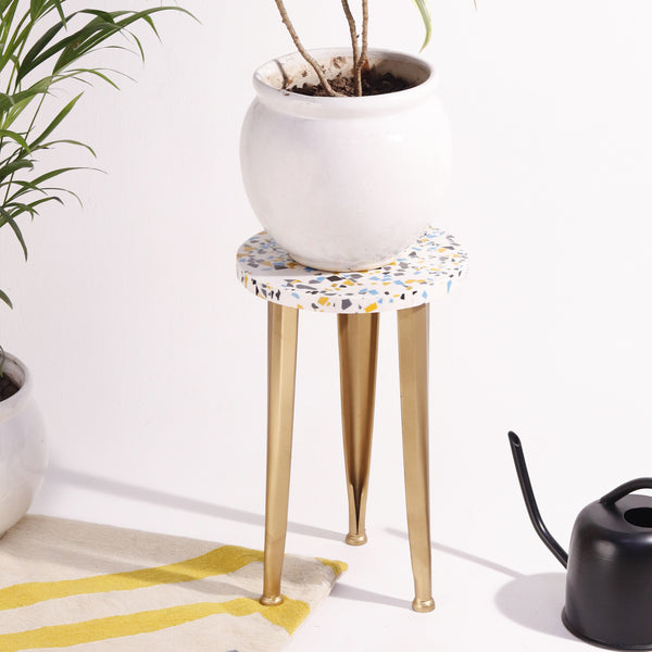 Colorful Terrazzo Plant Stand
