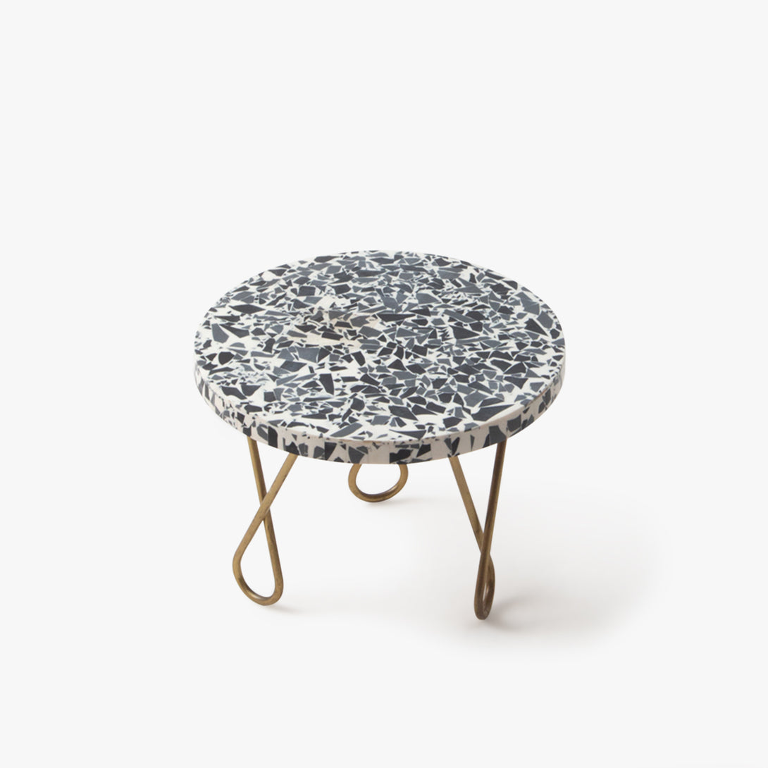 Rainbow Speckled Cake Stand