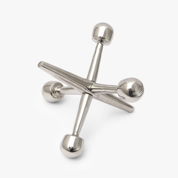 Modern Abstract Silver Artifact