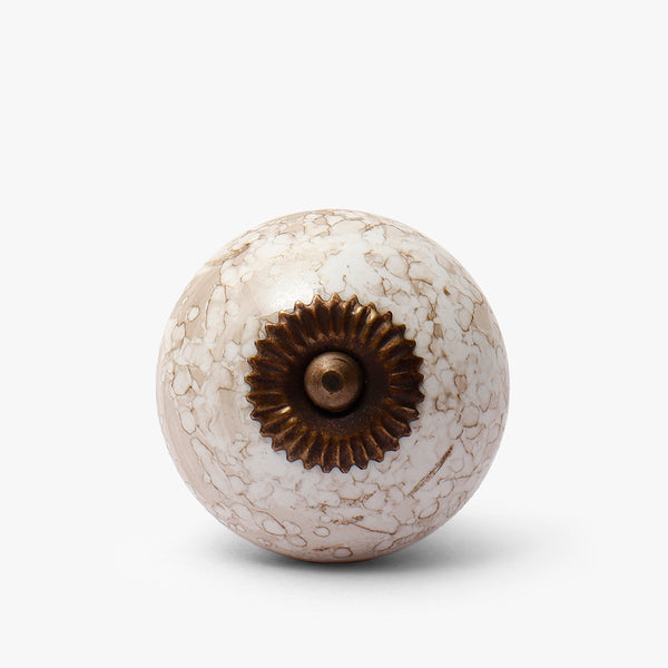 Sandy Ceramic Door Knobs (Set Of 6)