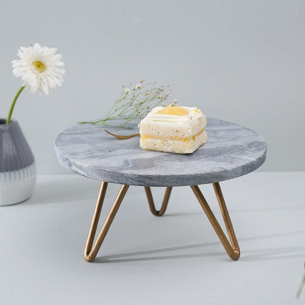 Grey marble Cake Stand