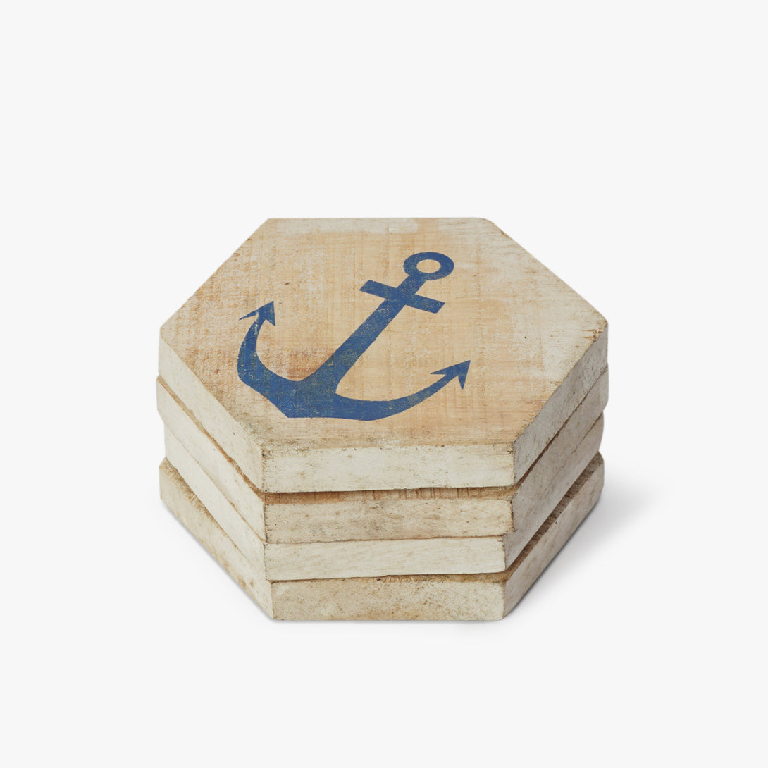 Hexagon Anchor Coaster
