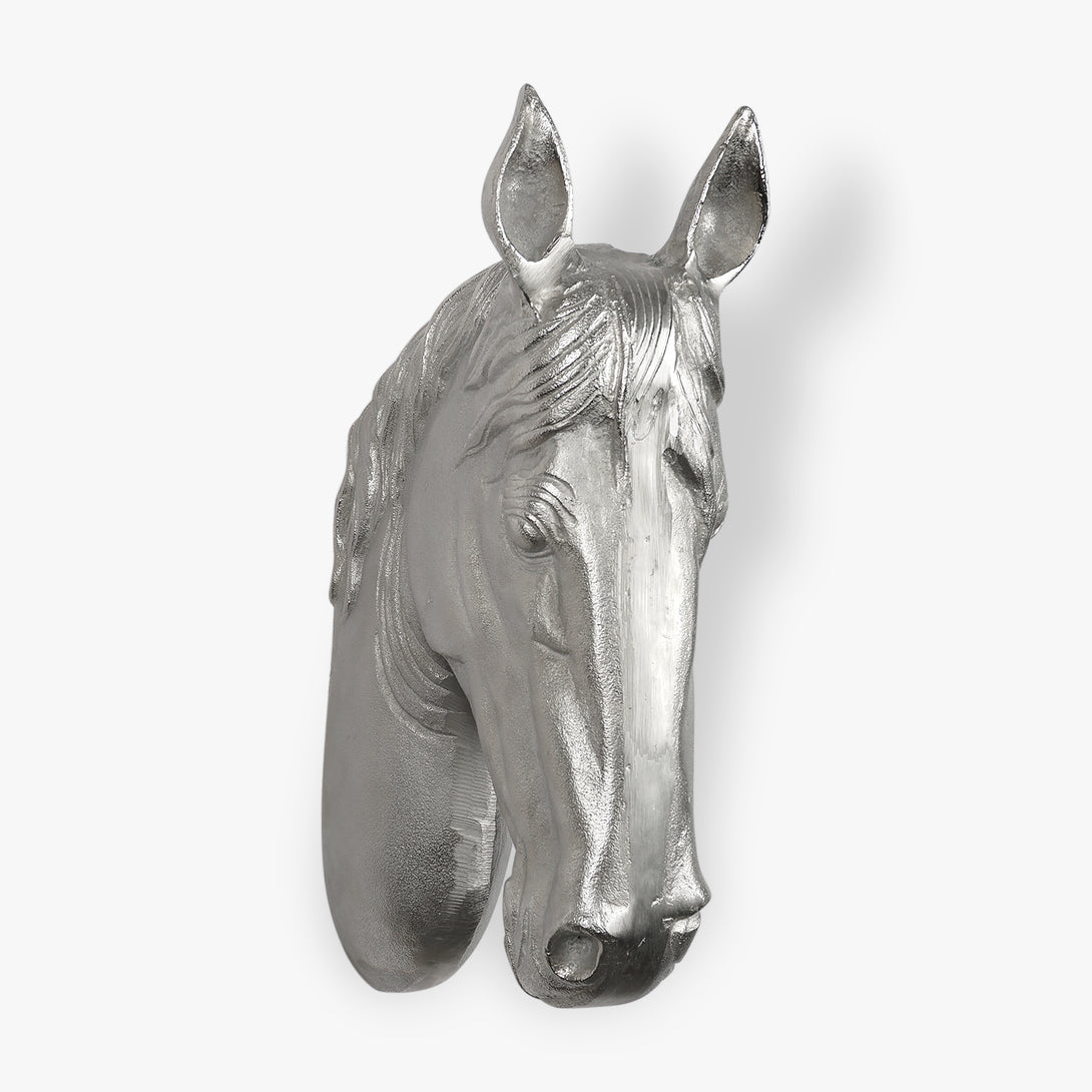 Silver Stallion Wall Accent