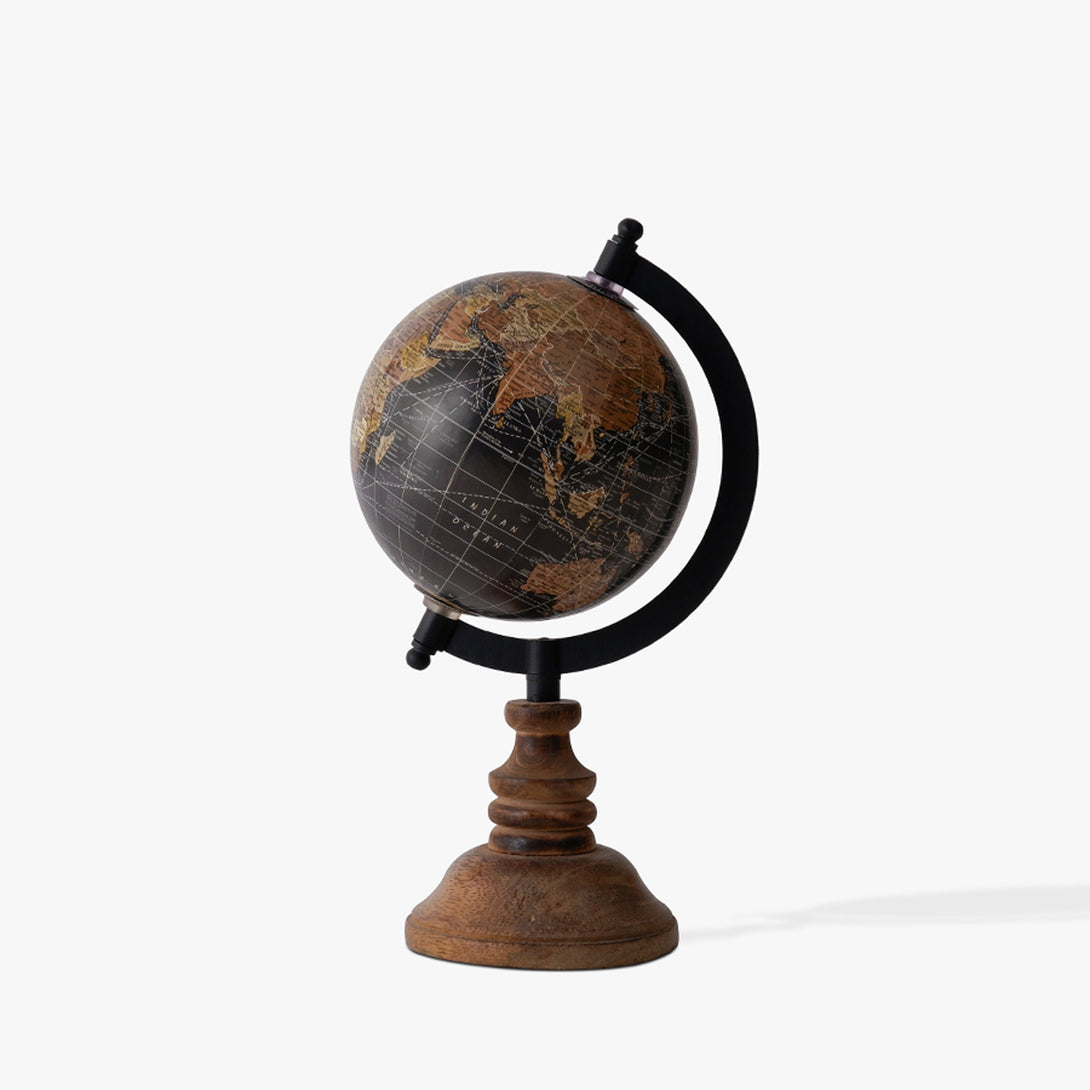 Contemporary Poppy World Globe