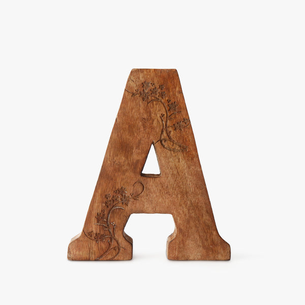 Alphabet ‘A’ Floral Initial