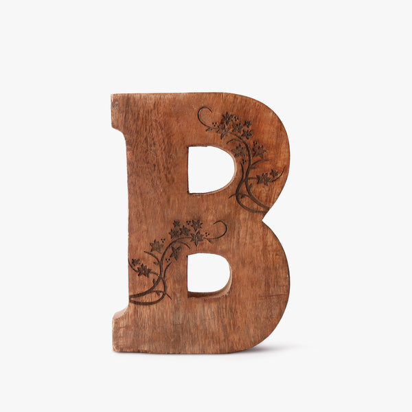 Alphabet ‘B’ Floral Initial