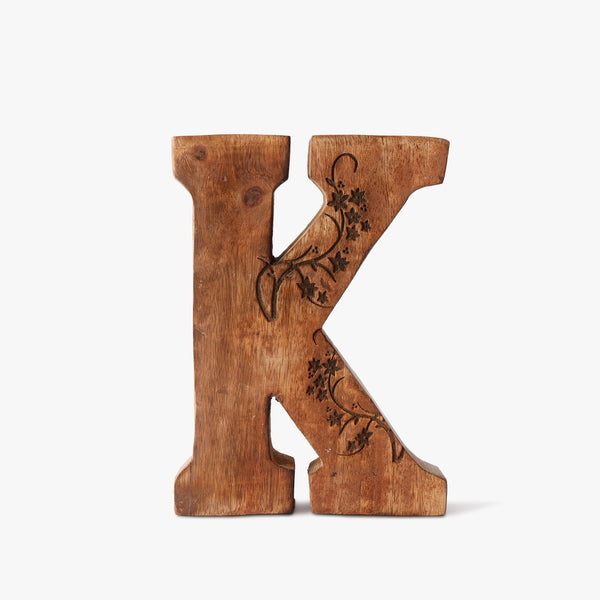 Alphabet ‘K’ Floral Initial