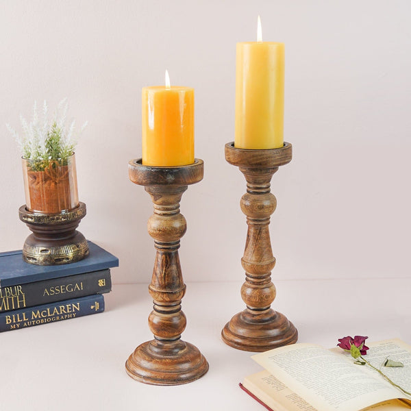 Vintage Glory Candle Stand Set